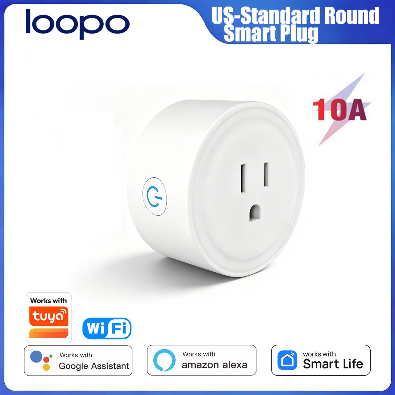 Smart Home Technology - Tuya WiFi US Round 10A Smart