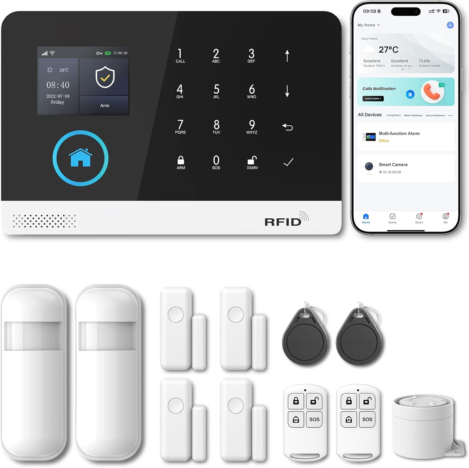 Smart Home Security System - Smart Home Security System with WiFi