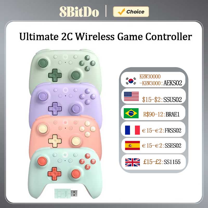 Smart Home Raspberry Pi - 8BitDo Ultimate 2C Wireless Gaming Controller，Gamepad