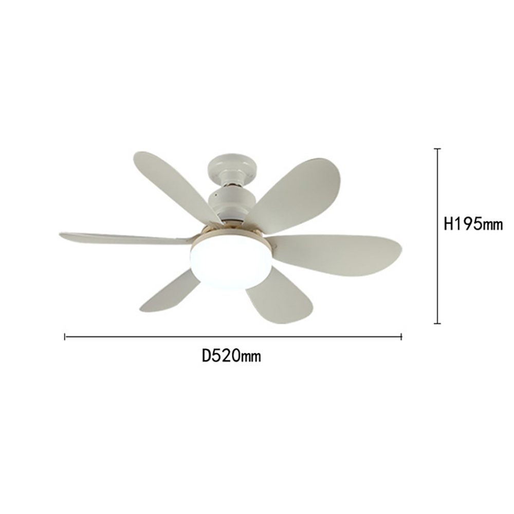 Smart Ceiling Fan - E27 base household silent ceiling fan,