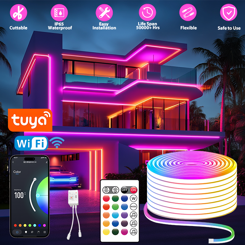 Smart Home Yellow - Tuya Smart Life WiFi LED Neon