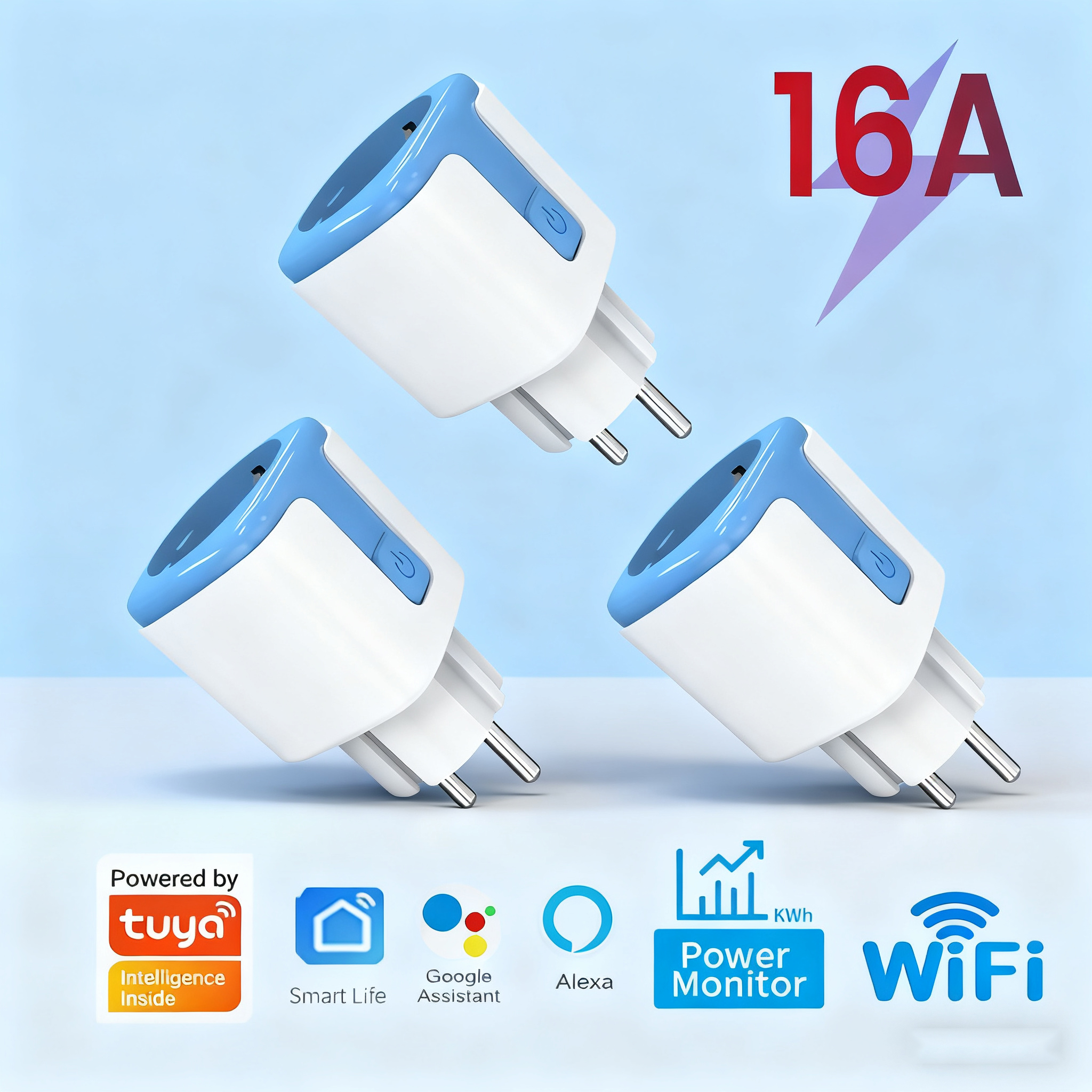 Smart Home Technology - Tuya Smart WiFi Euro Regulation plug