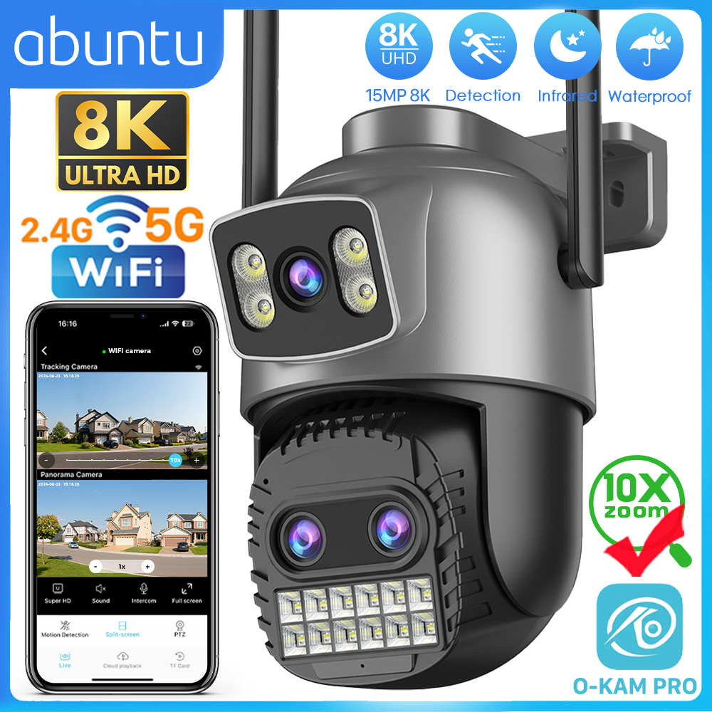 Smart Home Camera Ezviz - ABUNTU 15MP 8K 10X Optional Zoom