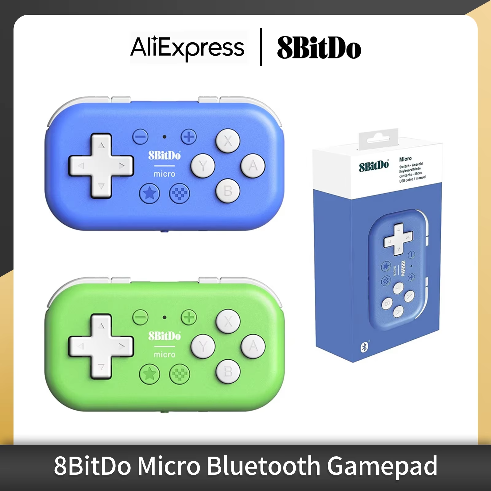 Smart Home Raspberry Pi - 8Bitdo Micro Bluetooth Gamepad Pocket-sized Mini