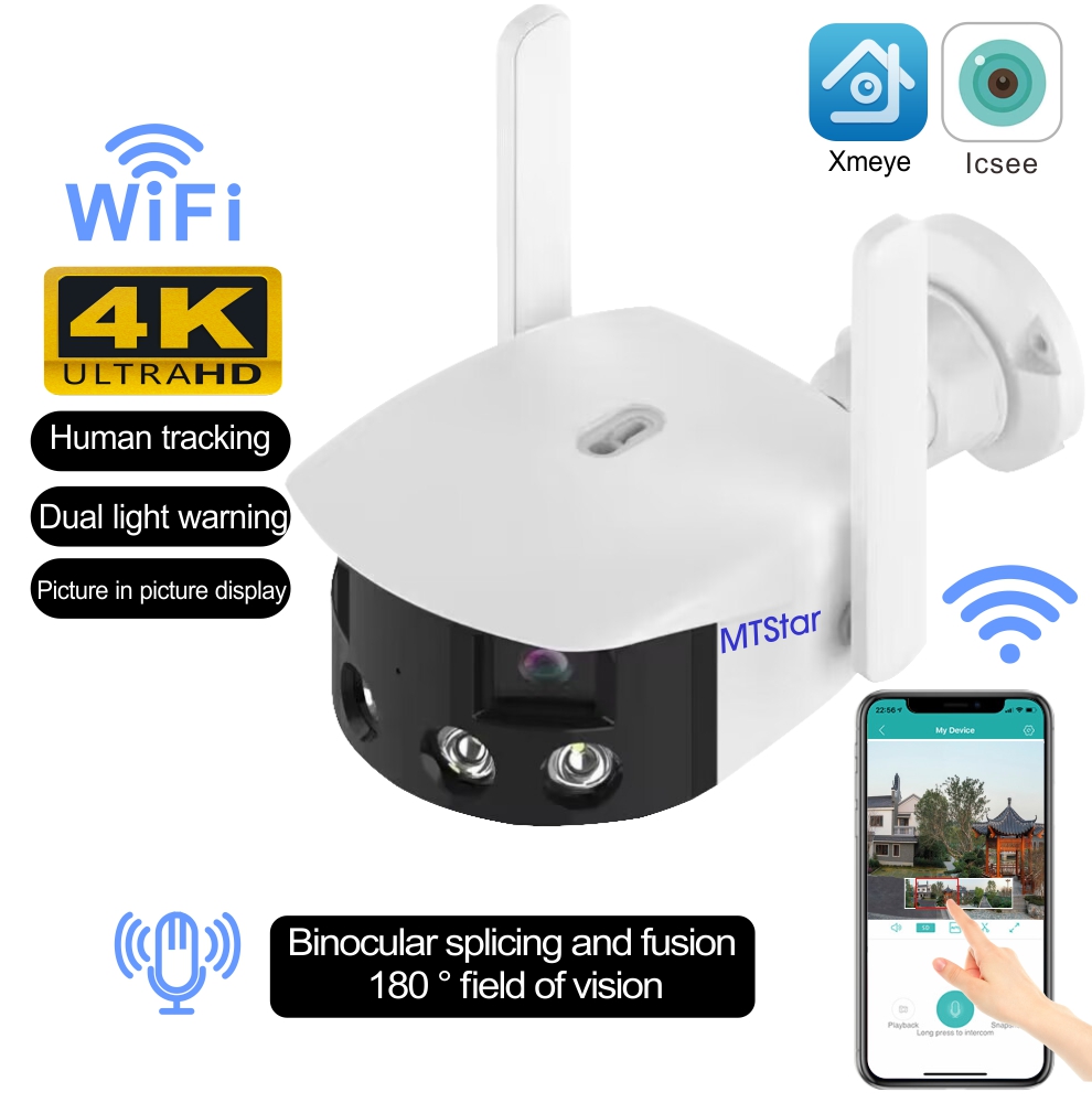 Smart Home Outdoor Camera - POE Onvif IP Camera WiFi Outdoor