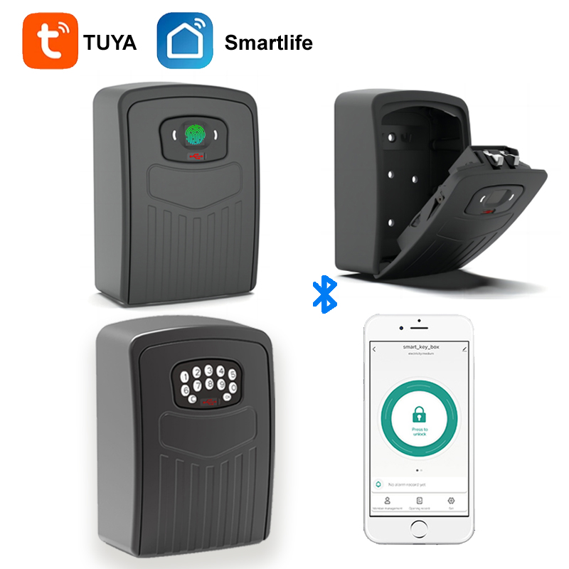 Smart Home Box - Tuya Wall Mounted Key Box Fingerprint/Password