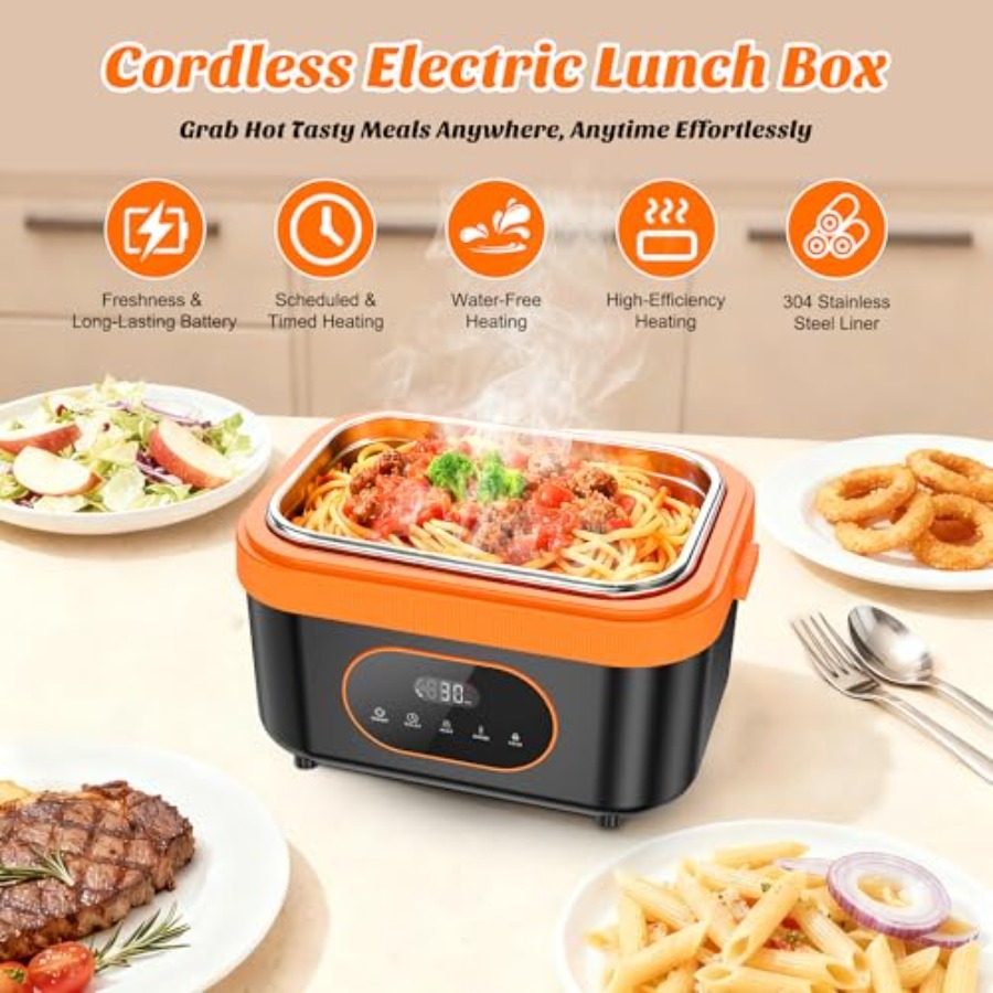 Cordless Heated Lunch Box for  - Smart Home Box recensie en prijs