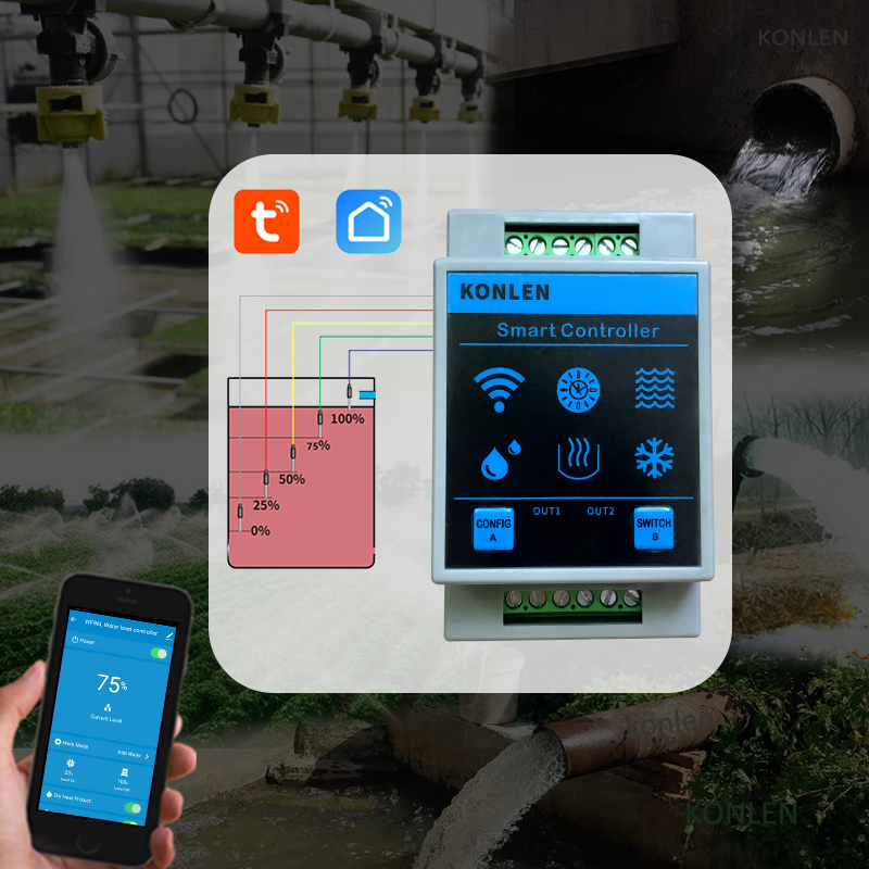 KONLEN Tuya Water Level Sensor - Smart Home Energy Monitor recensie en prijs