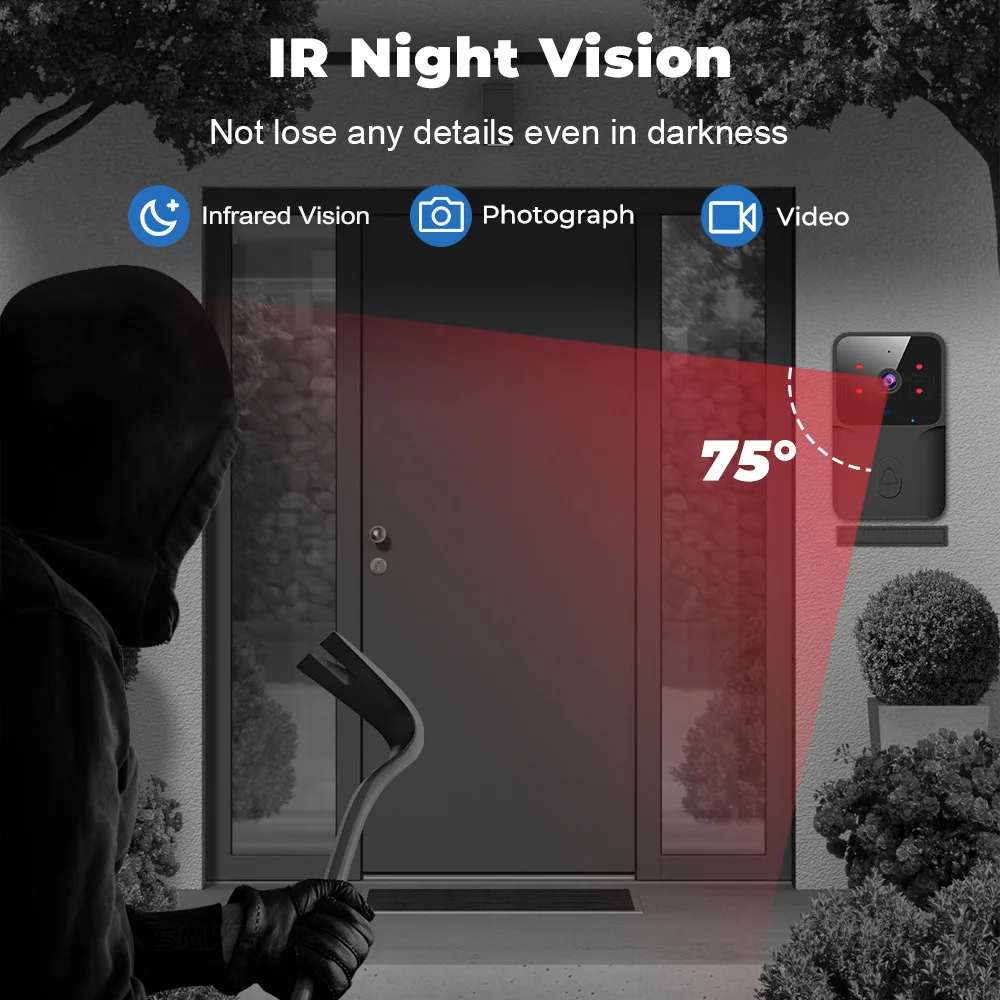 2026 WiFi Video Doorbell 1080P - Smart Home Outdoor Camera recensie en prijs