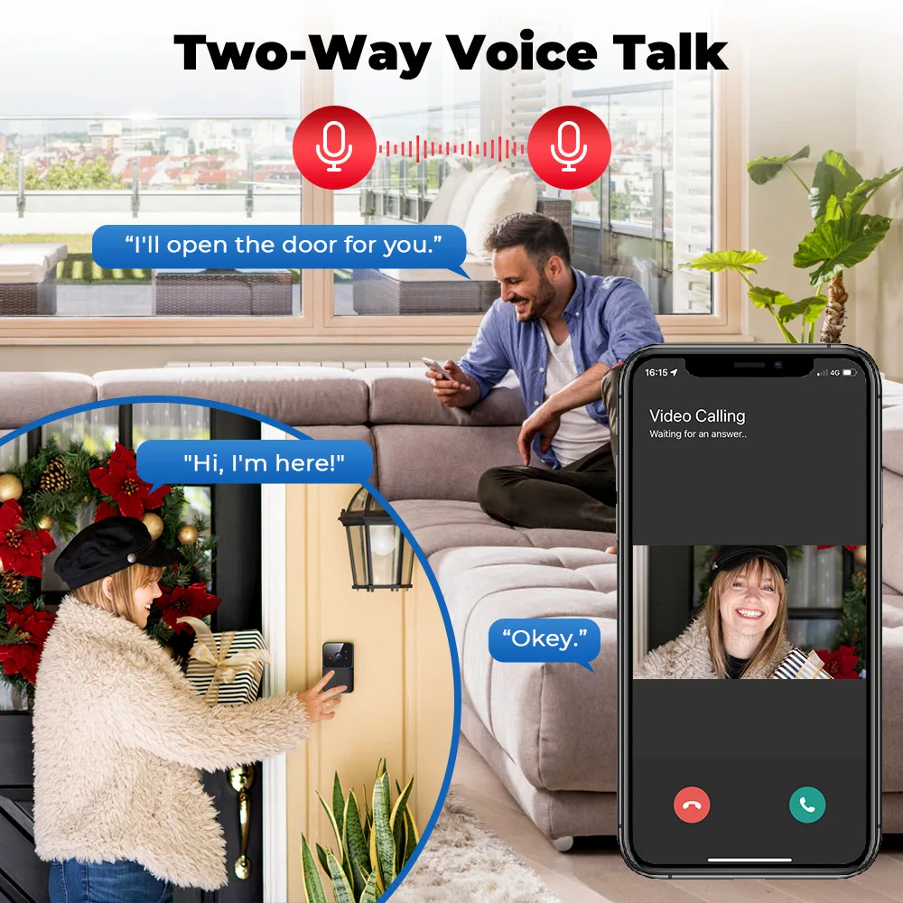 2026 WiFi Video Doorbell 1080P - Smart Home Outdoor Camera recensie en prijs