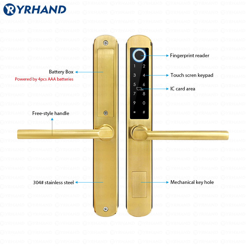 IP66 Gold Stainless steel Slid - Smart Home Technology recensie en prijs