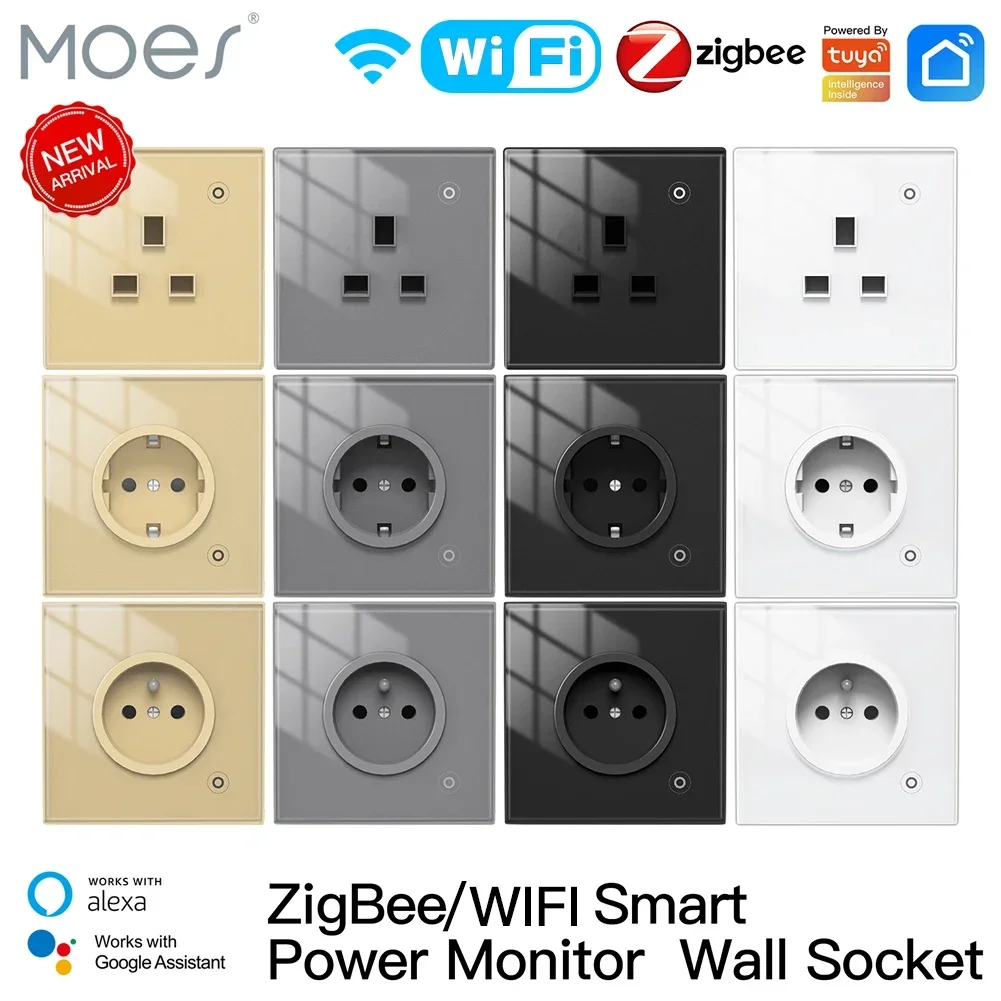 Moes ZigBee Wall Socket WIFI S - Smart Home Energy Monitor recensie en prijs