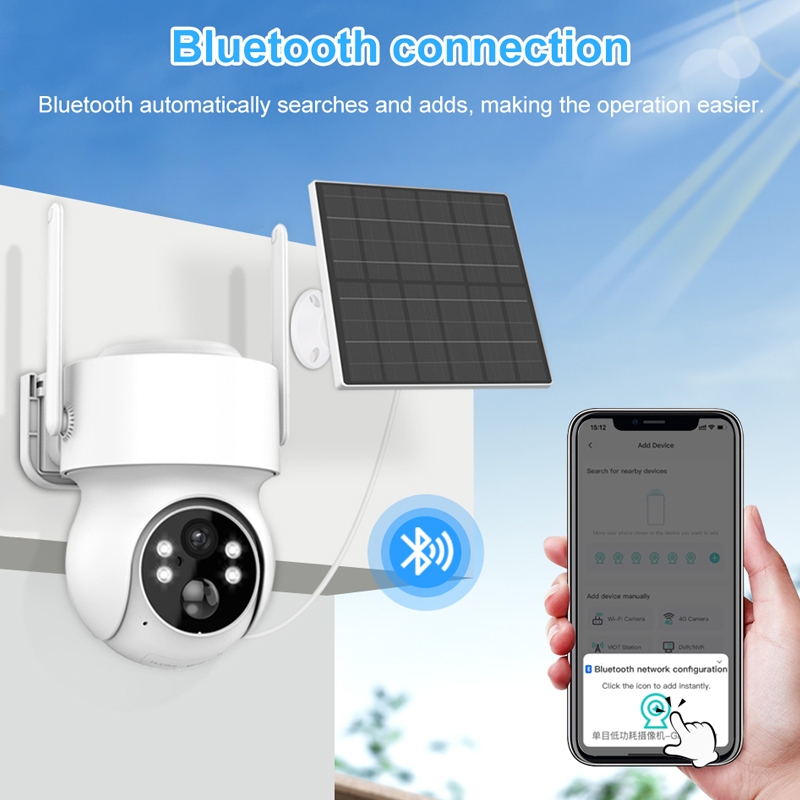 Smar Solar Panel PTZ IP Camera - Smart Home Outdoor Camera recensie en prijs