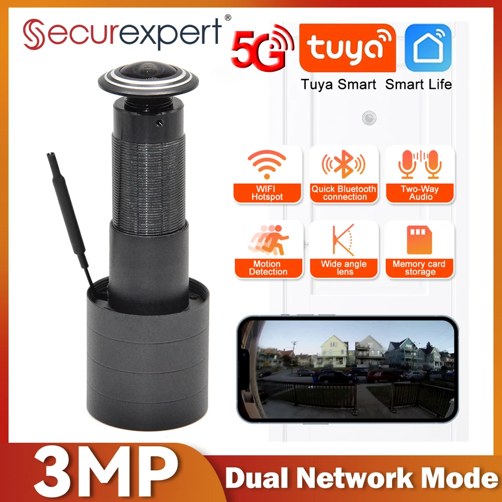 3MP HD 2.4G/5G WiFi Door Viewe - Smart Home Camera Ezviz recensie en prijs