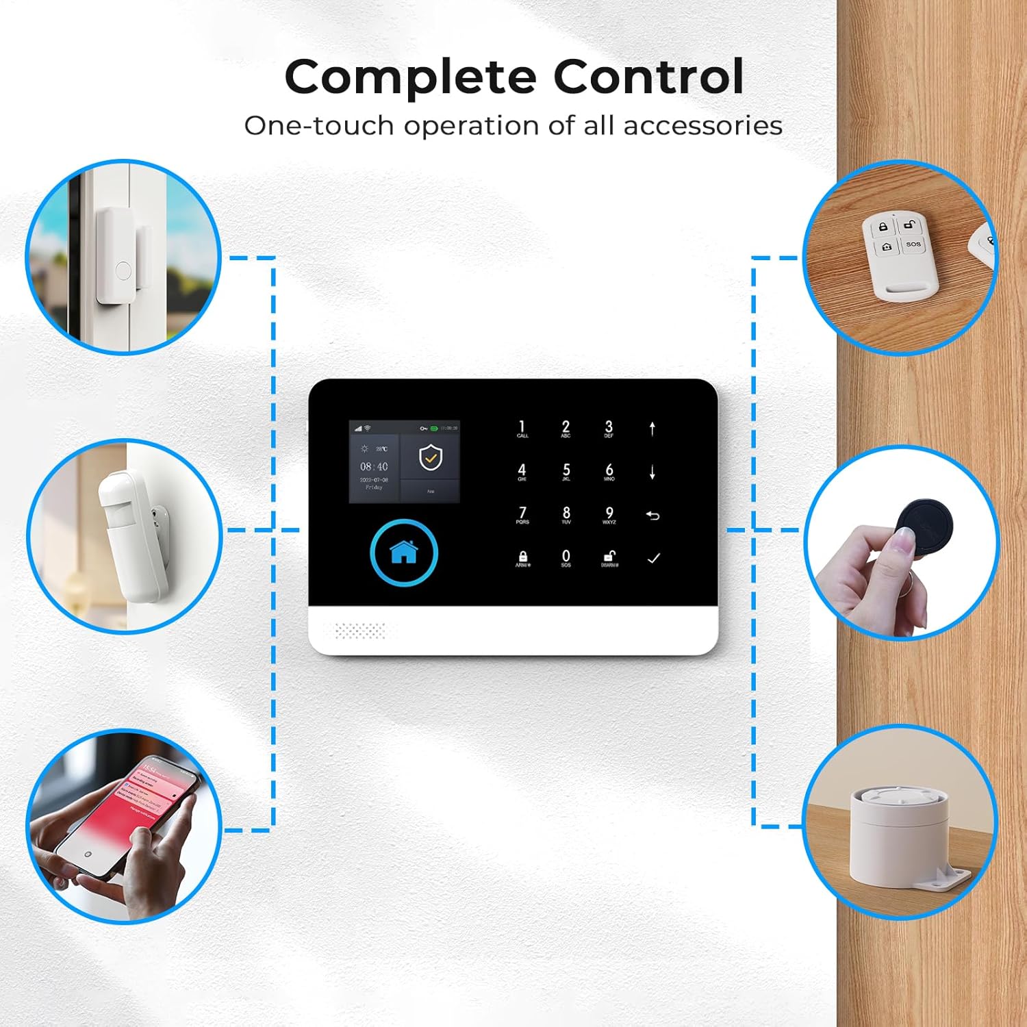 Smart Home Security System wit - Smart Home Security System recensie en prijs