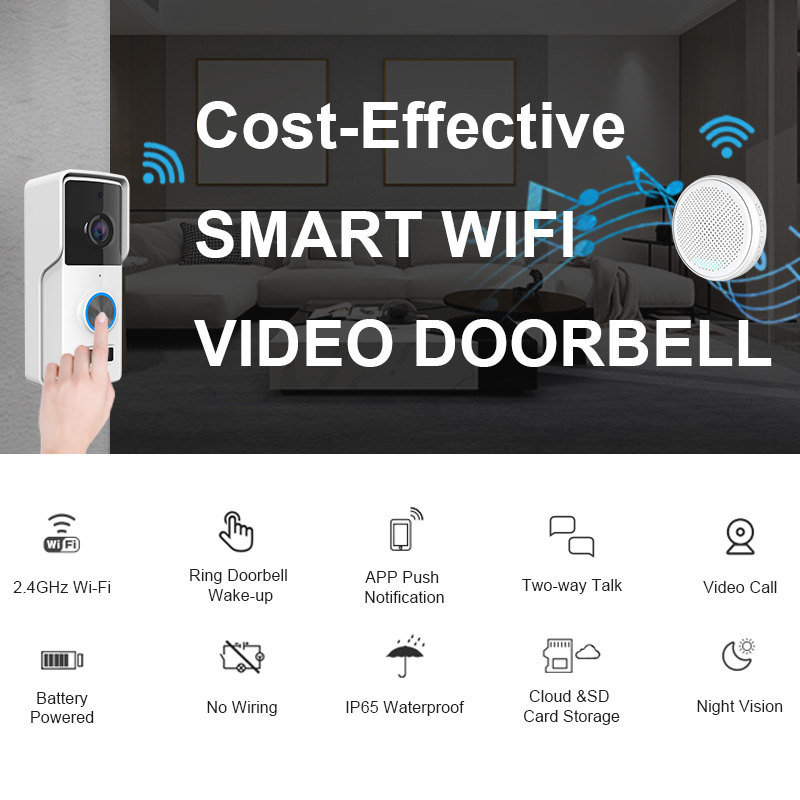 Tuya Doorbell Camera Wifi Wate - Smart Home Outdoor Camera recensie en prijs