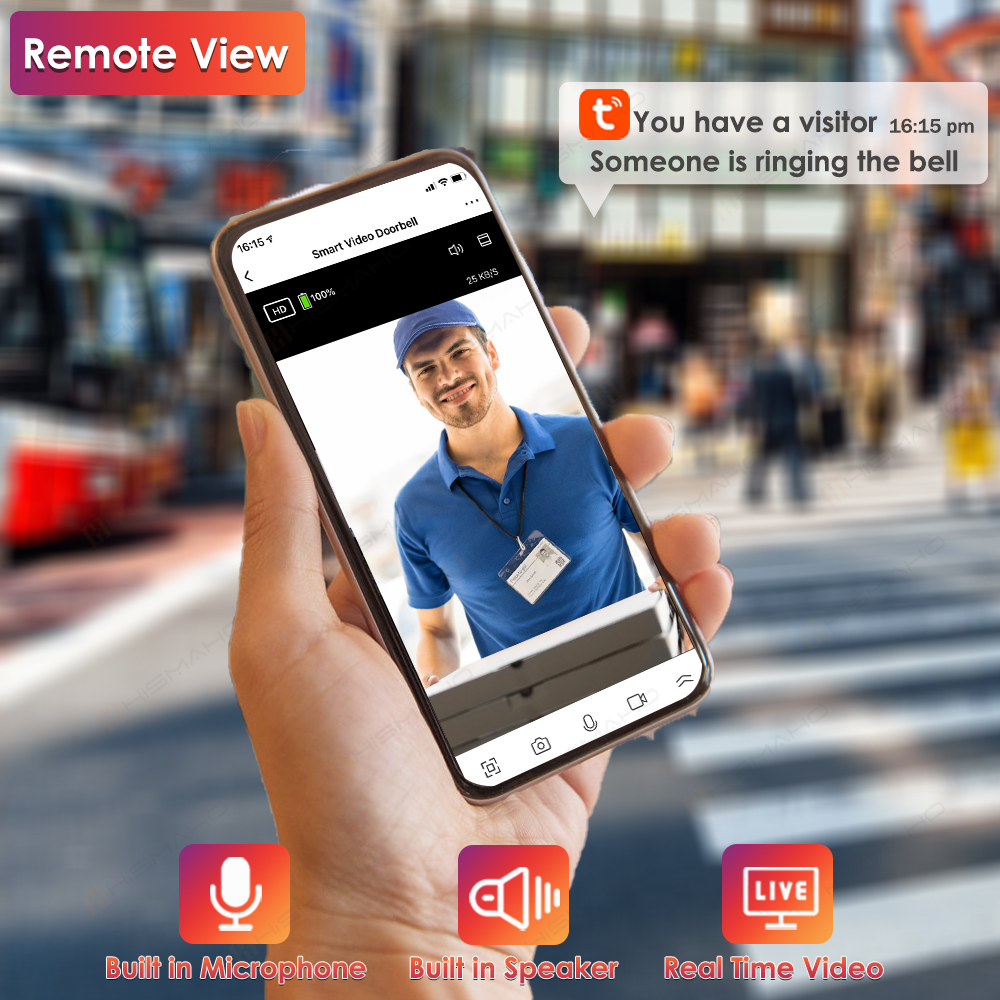 Tuya WiFi Doorbell Camera Outd - Smart Home Outdoor Camera recensie en prijs