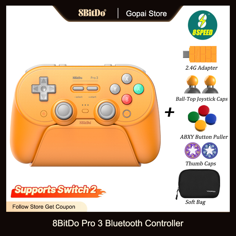 8BitDo Pro 3 Bluetooth Control - Smart Home Raspberry Pi recensie en prijs