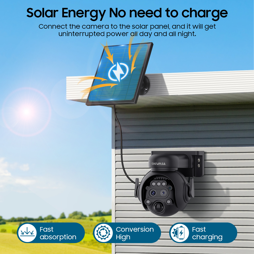 SHIWOJIA 12X Zoom 4G LTE Solar - Smart Home Outdoor Camera recensie en prijs