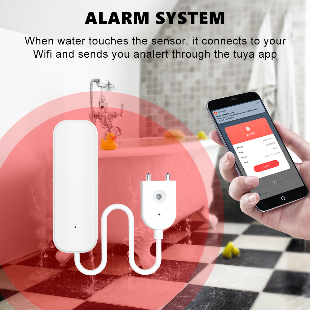 WiFi/Zigbee Water Sensor Tuya  - Smart Home Security System recensie en prijs
