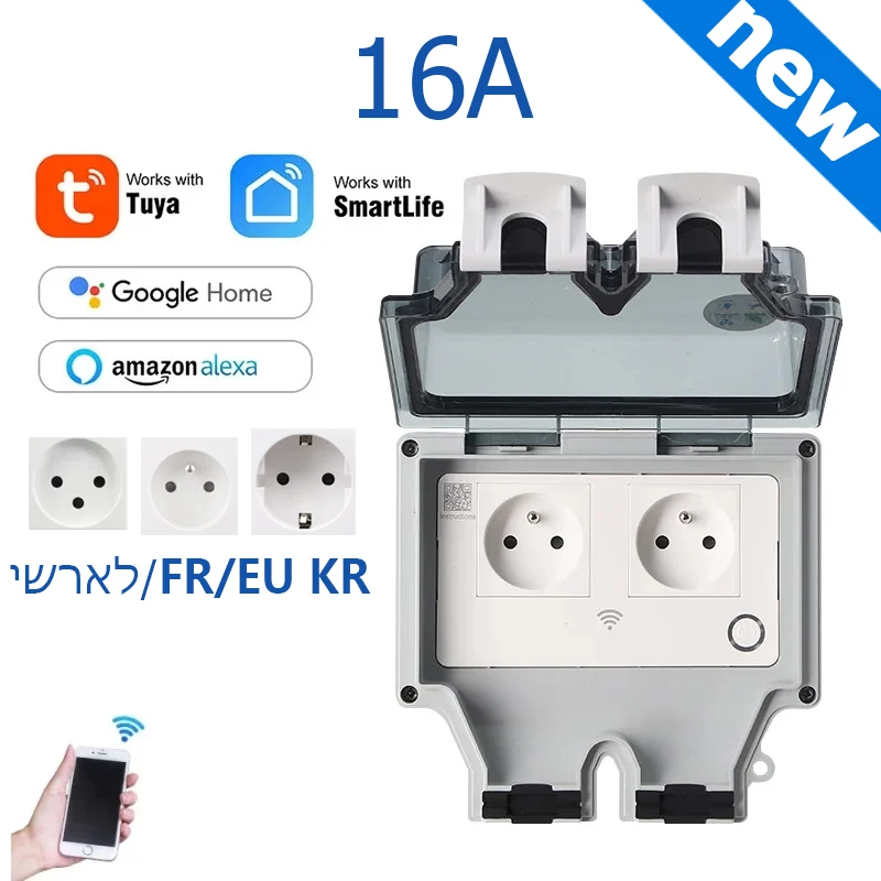 Tuya Power Socket IP66 Outdoor - Smart Home Box recensie en prijs