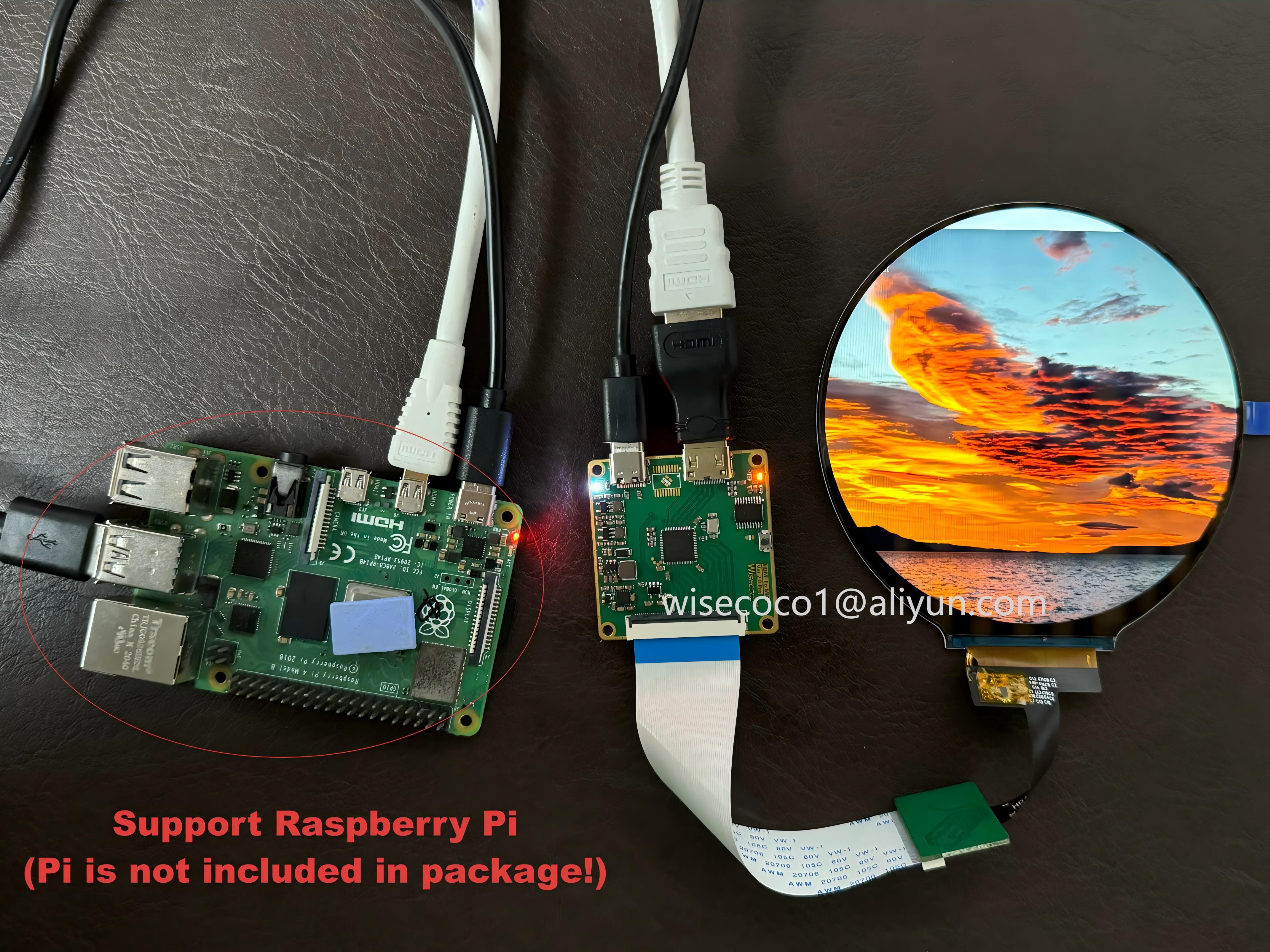 Wisecoco 4 Inch Round LCD Disp - Smart Home Raspberry Pi recensie en prijs