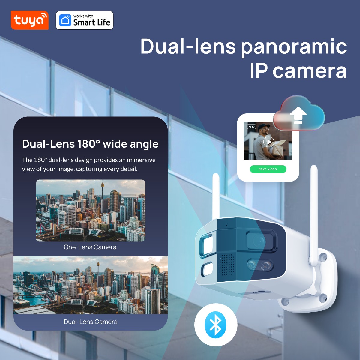 Tuya Smart 4MP 2.5K Dual-Lens  - Smart Home Camera Ezviz recensie en prijs