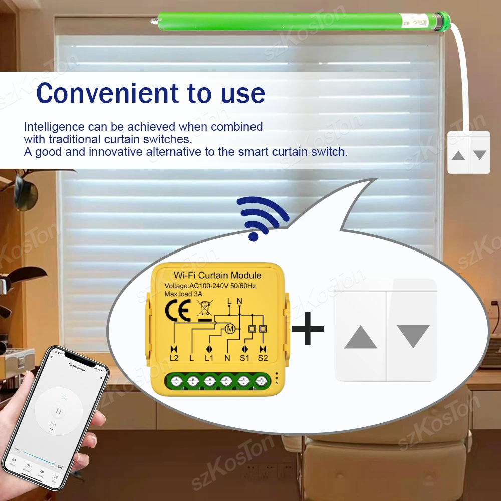 Tuya ZigBee WiFi Smart Curtain - Home Automation Kit recensie en prijs