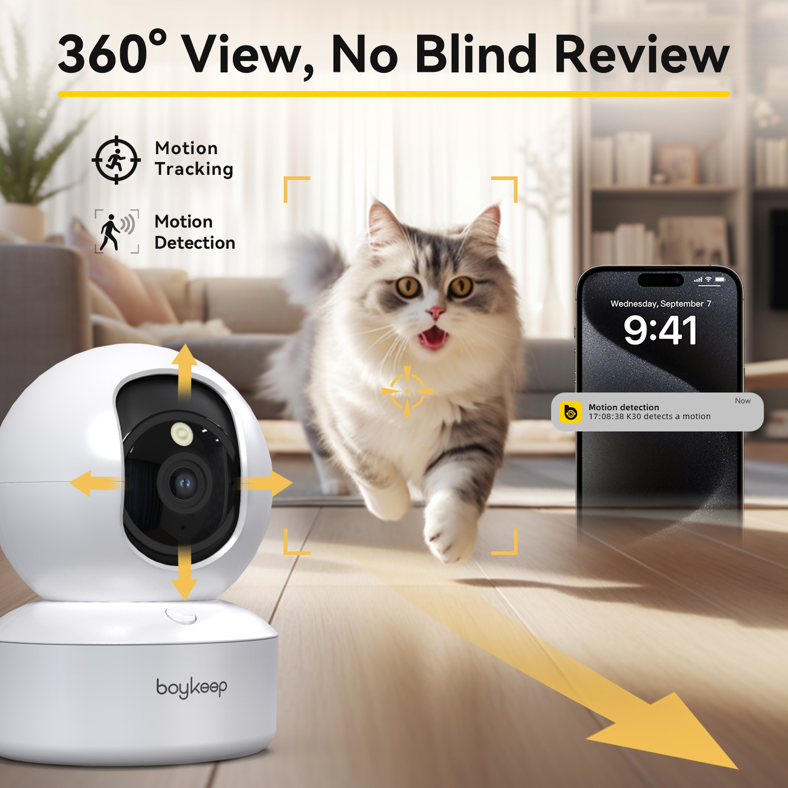 Boykeep 2K Pet Dog Camera with - Smart Home Camera Ezviz recensie en prijs