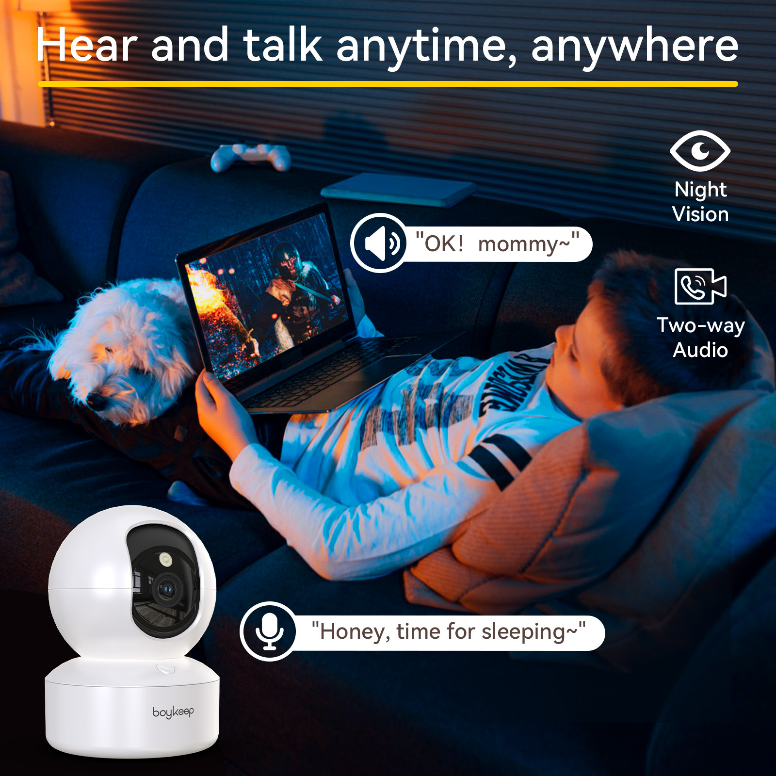 Boykeep 2K Pet Dog Camera with - Smart Home Camera Ezviz recensie en prijs