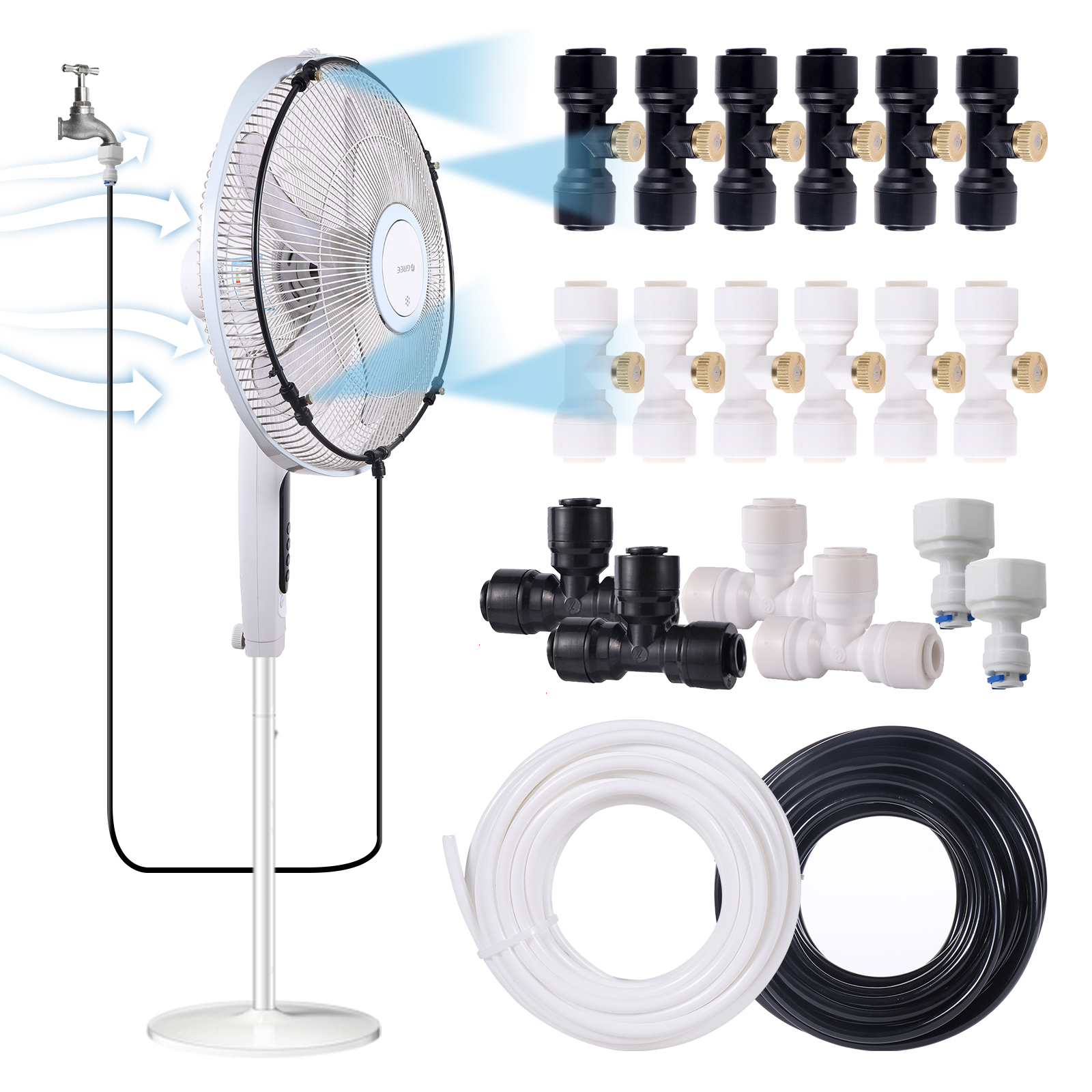 Misting Fan Cooling Automatic  - Home Automation Kit recensie en prijs