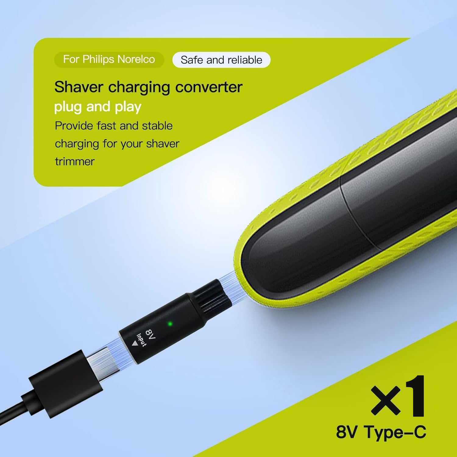 8V HQ850 Type-C Shaver Charger - Smart Home Philips recensie en prijs