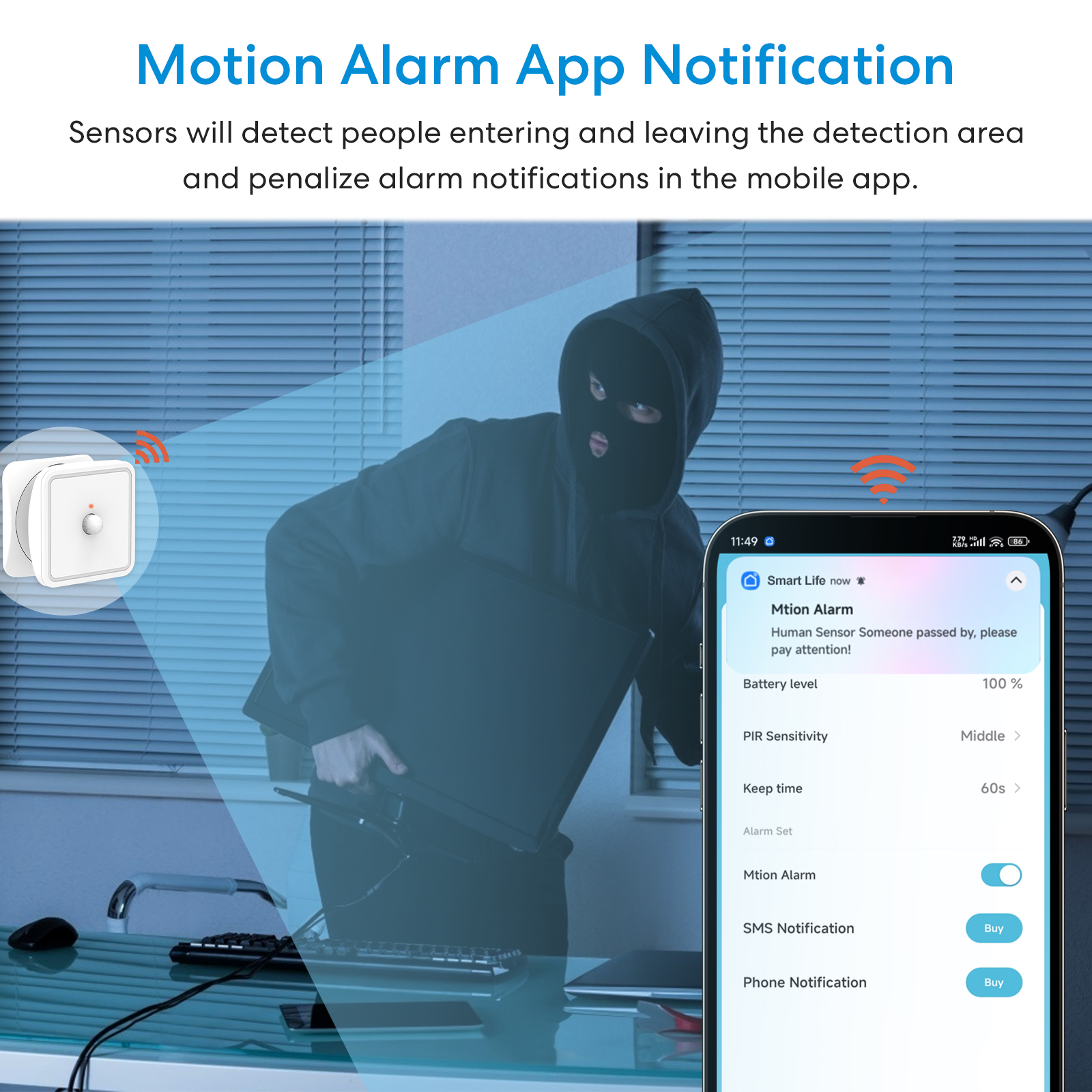 Tuya ZigBee Human Motion Senso - Smart Home Security System recensie en prijs