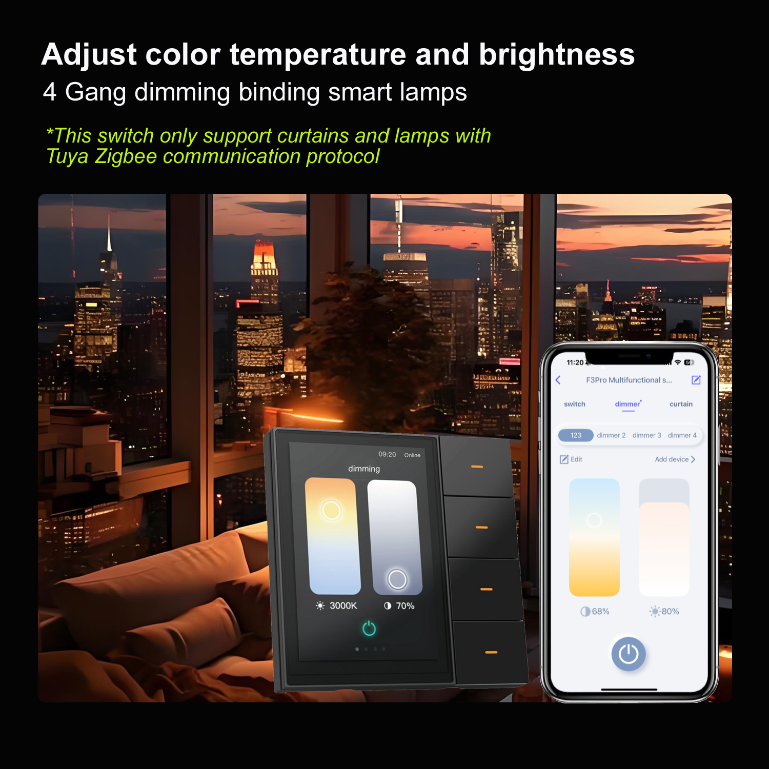 F3-pro Tuya Smart Panel ZigBee - Smart Home Security System recensie en prijs
