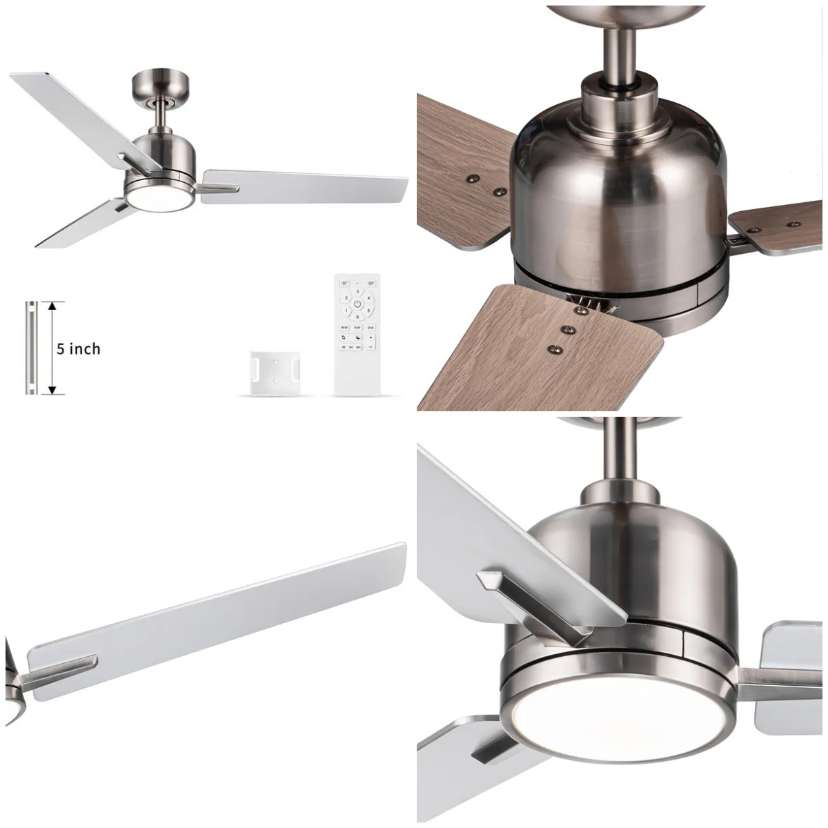 48 in. Integrated LED Farmhous - Smart Ceiling Fan recensie en prijs