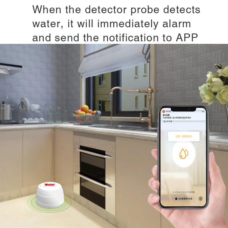 Tuya WiFi Water Leakage Sensor - Smart Home Security System recensie en prijs
