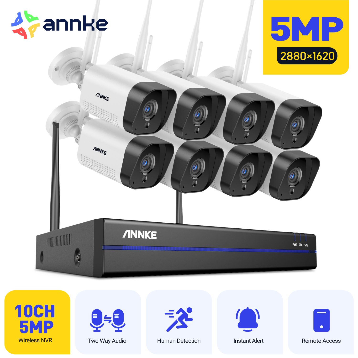 ANNKE 5MP WiFi CCTV System 16C - Smart Home Outdoor Camera recensie en prijs