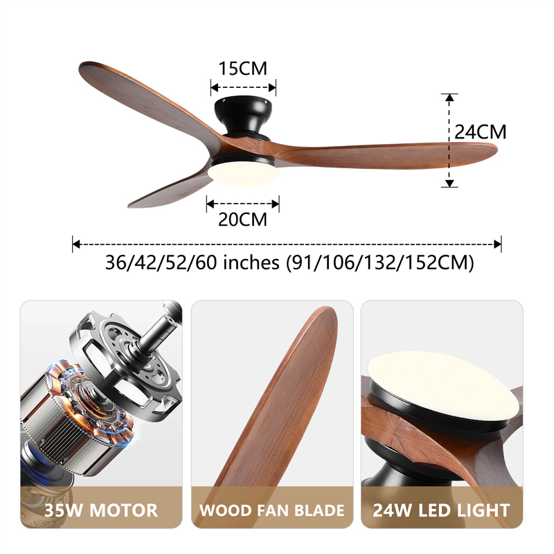 42/52inch Low Floor Ceiling Fa - Smart Ceiling Fan recensie en prijs