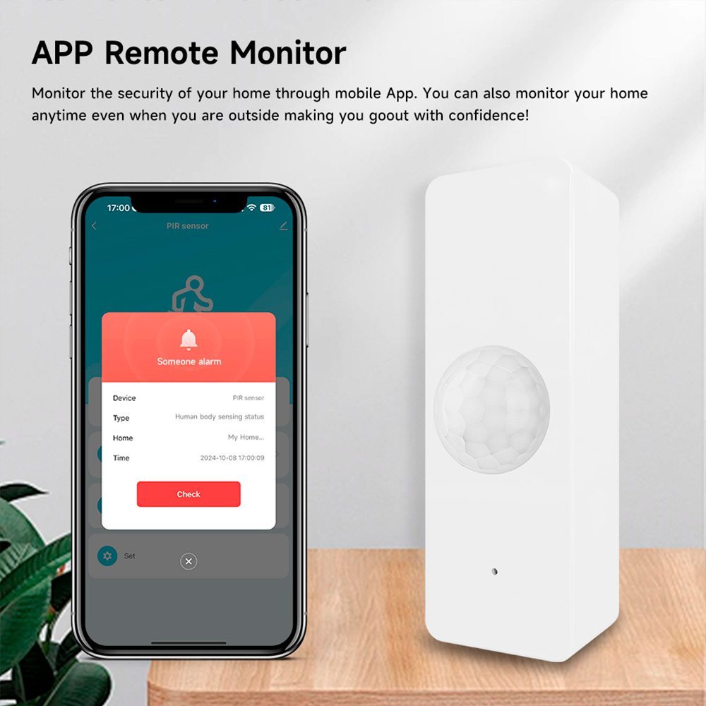 WiFi Smart PIR Motion Sensor T - Smart Home Security System recensie en prijs