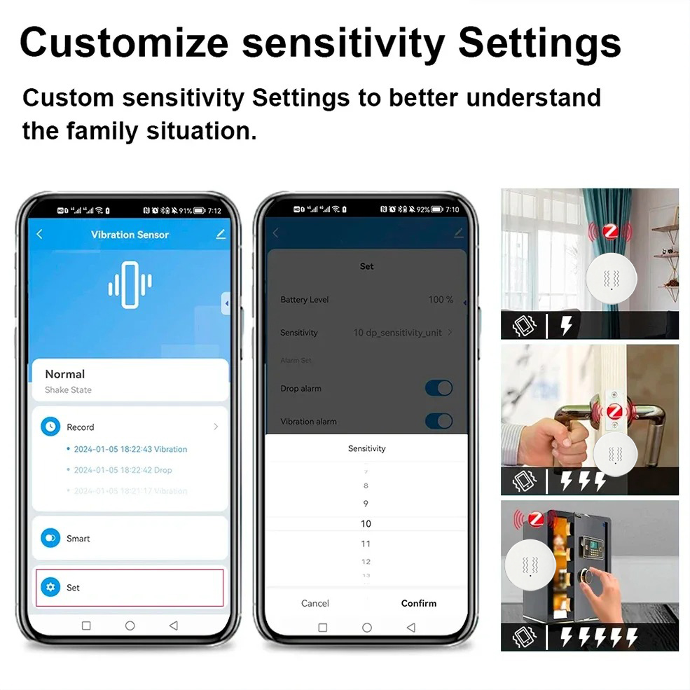 Tuya ZigBee Smart Vibration &  - Smart Home Security System recensie en prijs