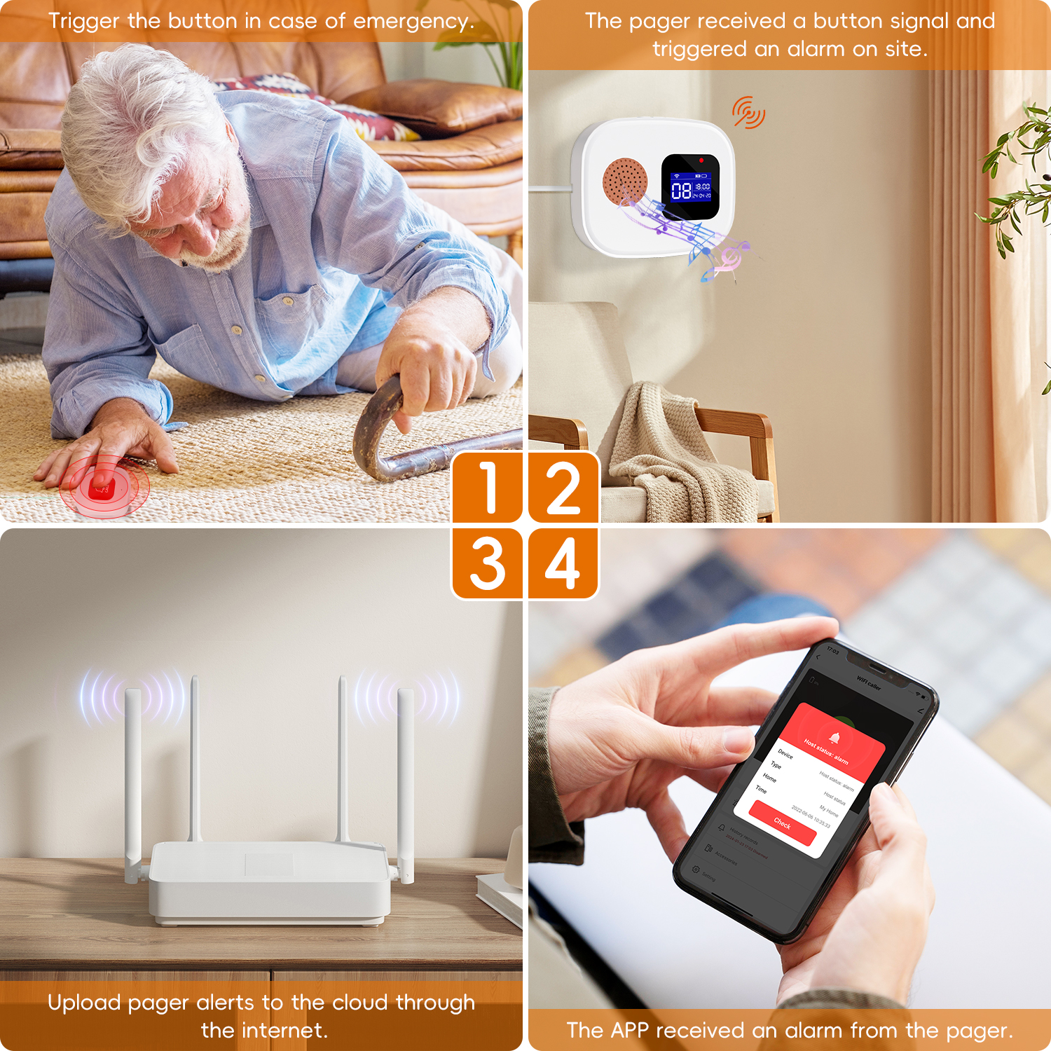 Emergency Call Button for Seni - Smart Home Security System recensie en prijs