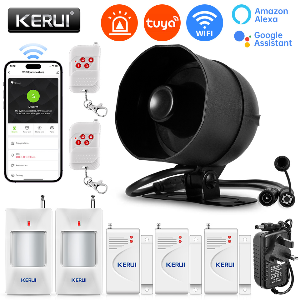 KERUI 120db Siren Alarm System - Home Automation Kit recensie en prijs