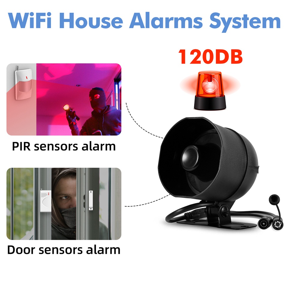 KERUI 120db Siren Alarm System - Home Automation Kit recensie en prijs