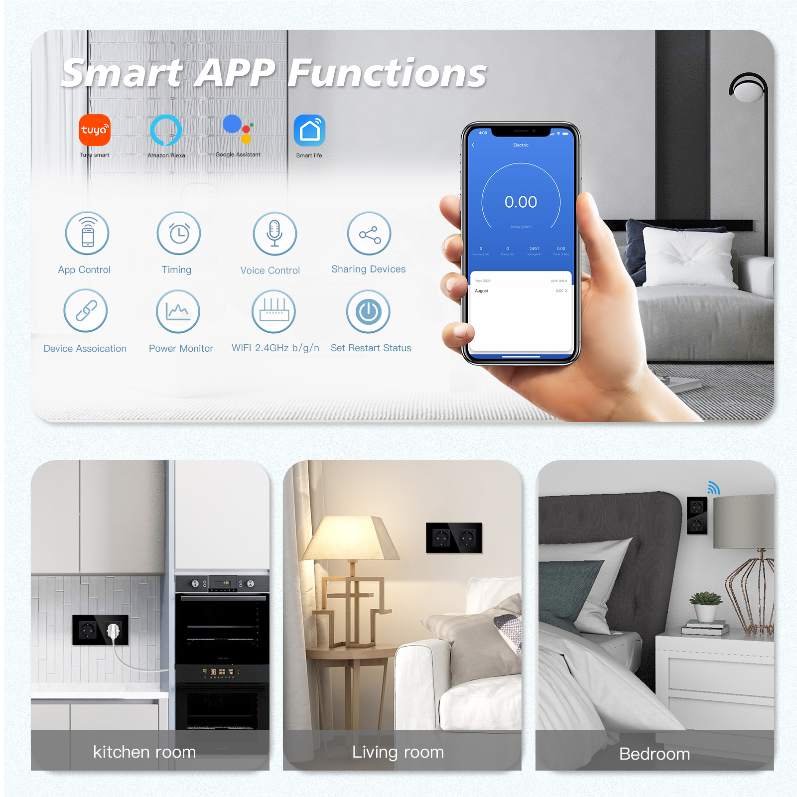BSEED EU Electrical Wifi Smart - Smart Home Energy Monitor recensie en prijs