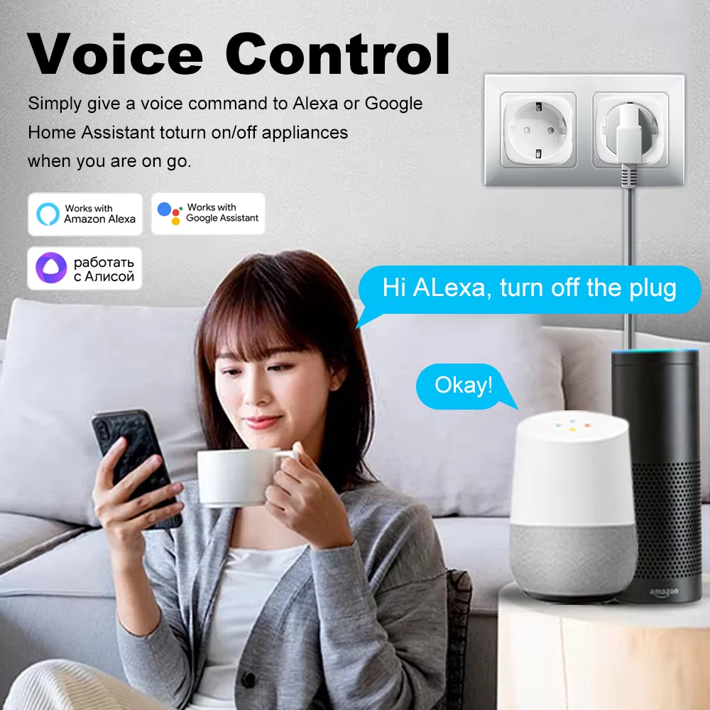 20A AC100-240V Wifi Smart Plug - Smart Home Energy Monitor recensie en prijs