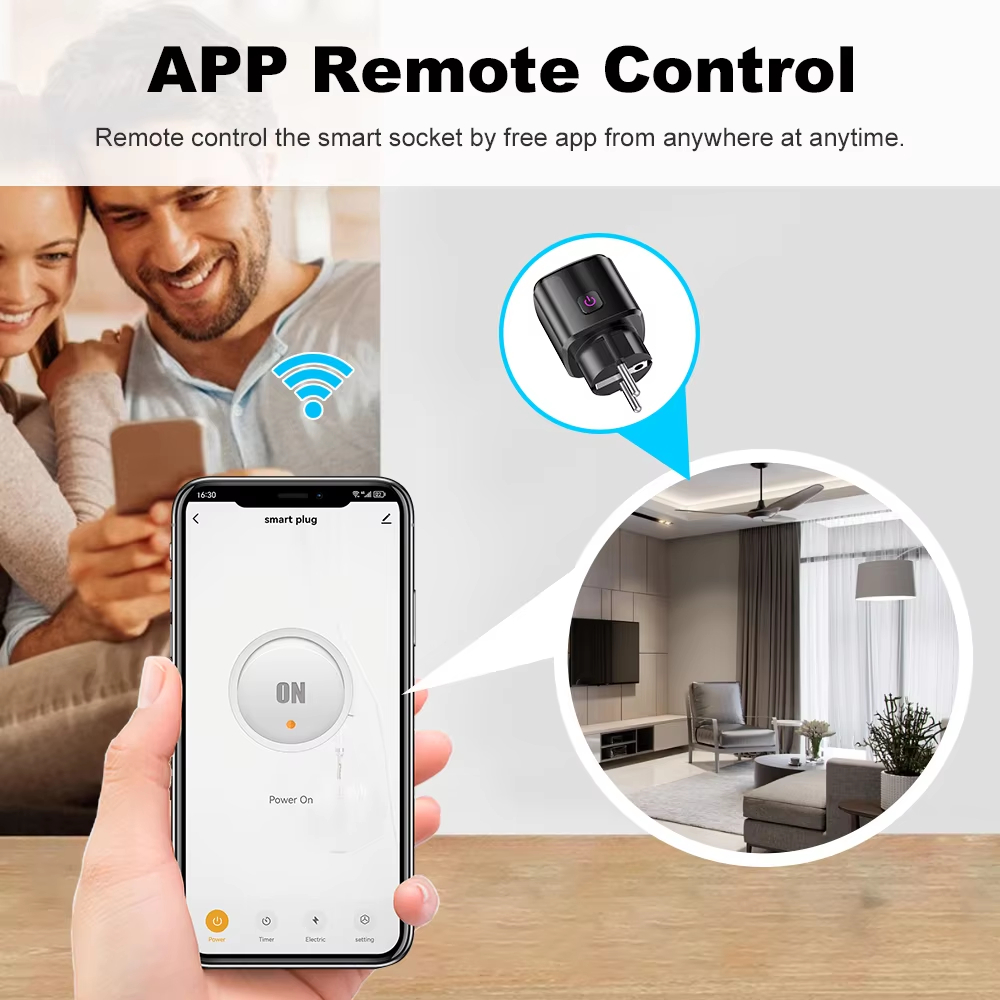 20A AC100-240V Wifi Smart Plug - Smart Home Energy Monitor recensie en prijs