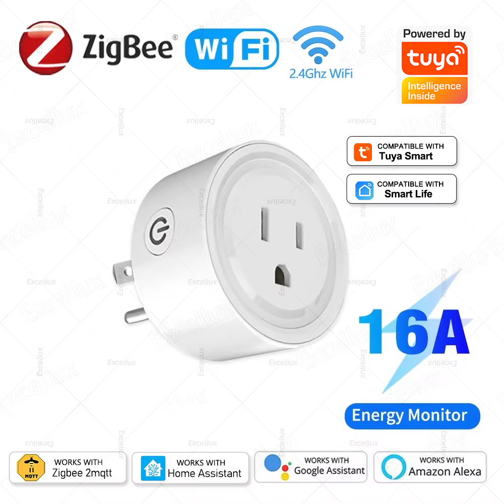 Tuya WiFi Or Zigbee Smart Sock - Smart Home Energy Monitor recensie en prijs