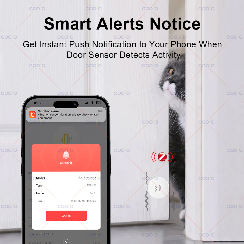 ZigBee Tuya Smart Vibration Se - Smart Home Security System recensie en prijs