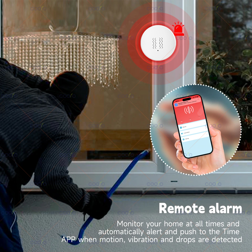 ZigBee Tuya Smart Vibration Se - Smart Home Security System recensie en prijs