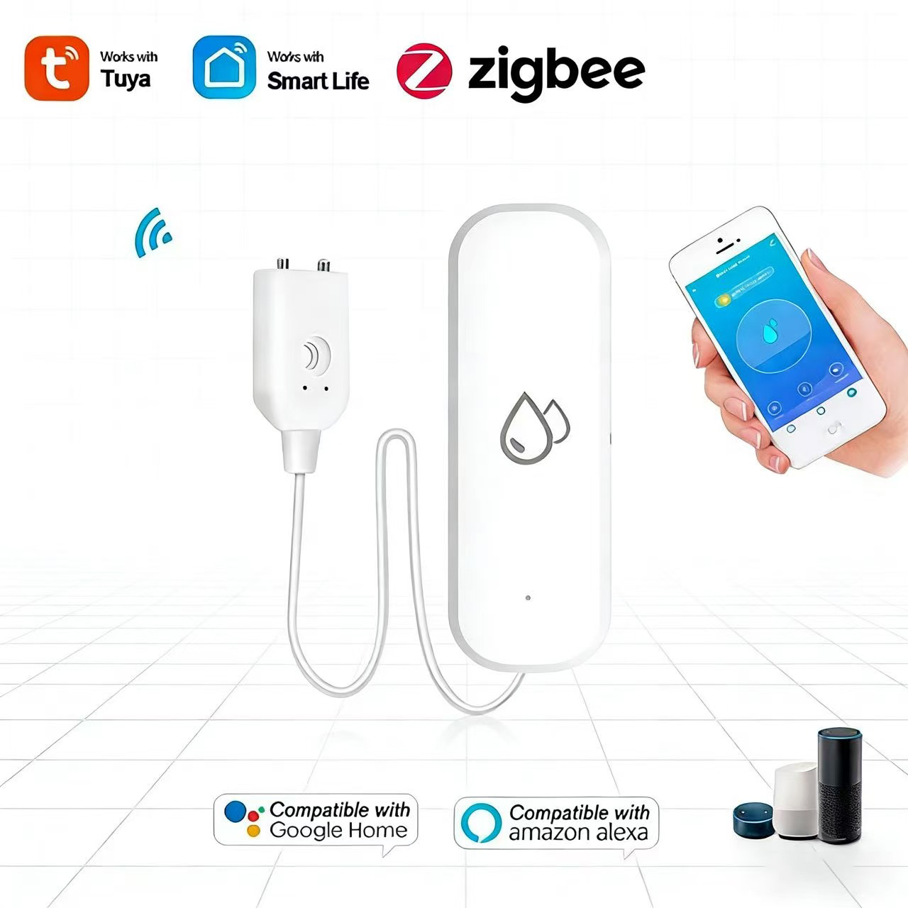 Zigbee Water Sensor Tuya Smart - Smart Home Security System recensie en prijs